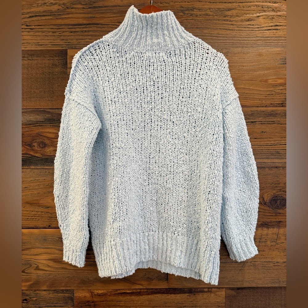 Anthropology OVERSIZED Cotton Mock Neck Sweater NWOT* like size small* - Picture 7 of 12